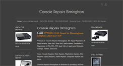 Desktop Screenshot of consolerepairsbirmingham.co.uk